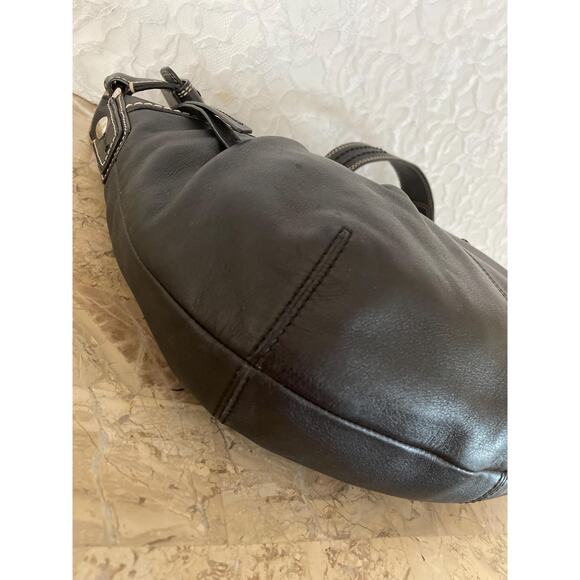 Coach Ergo Pleated hobo/soho black Leather Shoulder Bag - Picture 8 of 9